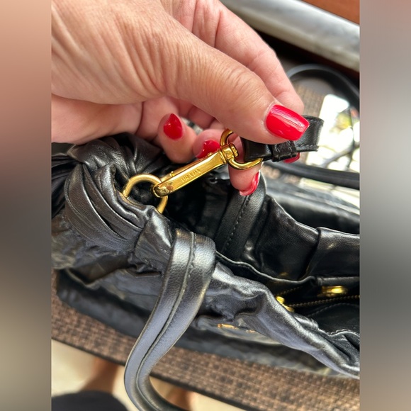 Authenticated Prada Nappa Leather Bow Bag - Picture 15 of 16